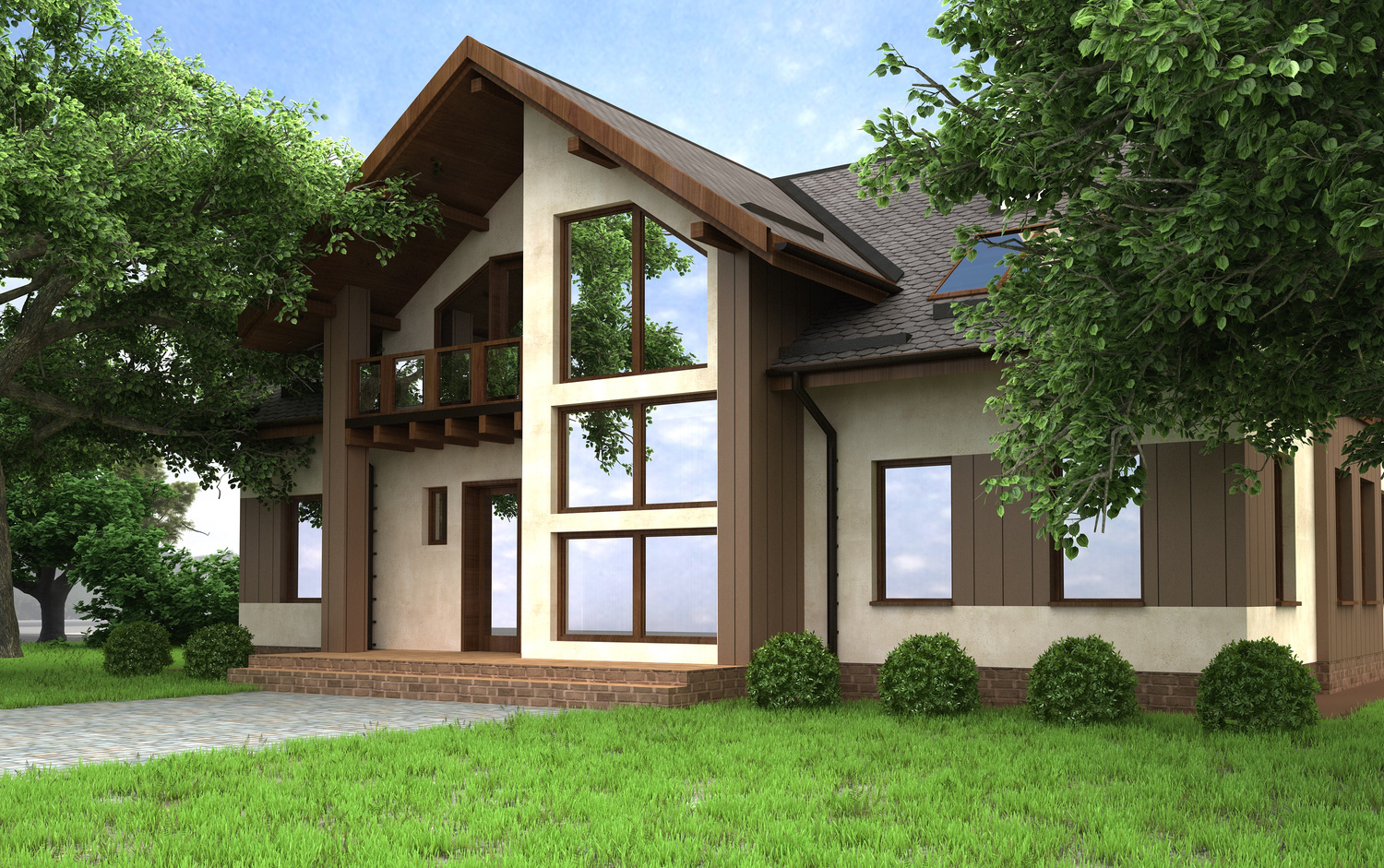 Pintura residencial externa